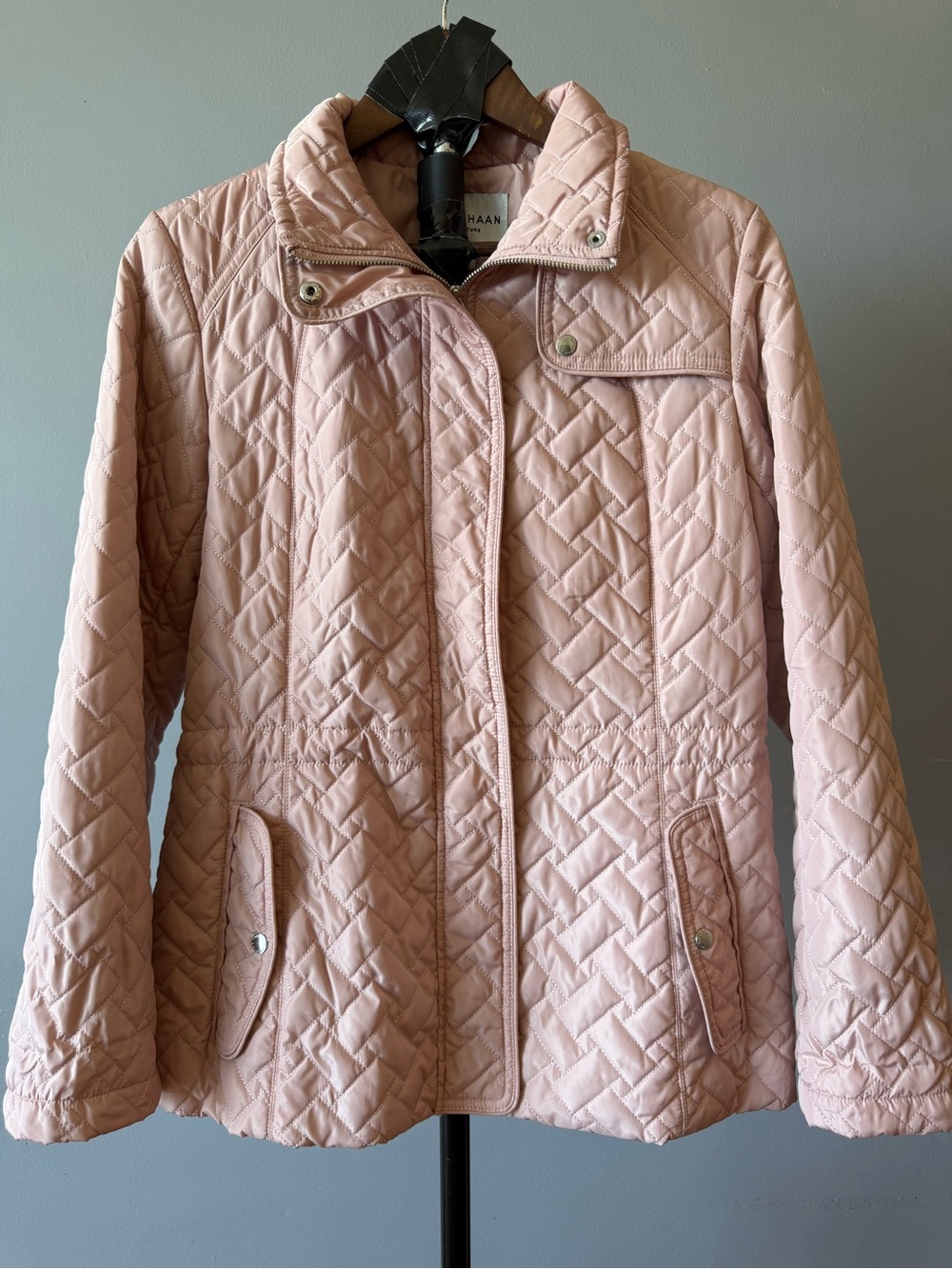 Cole Haan Blush Quilted Lightweight Puffer Jacket